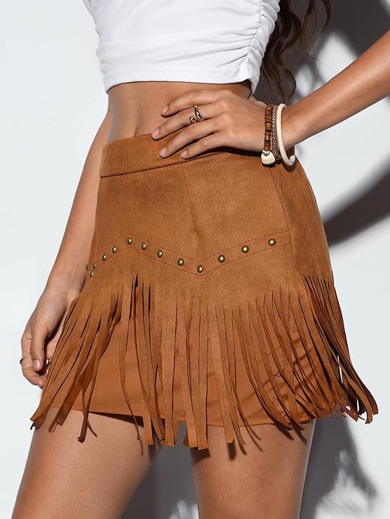 Velora Fringe Skirt