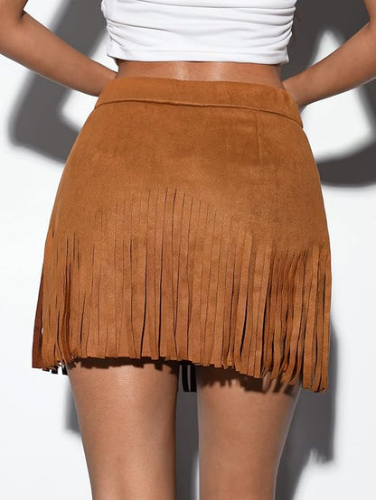 Velora Fringe Skirt